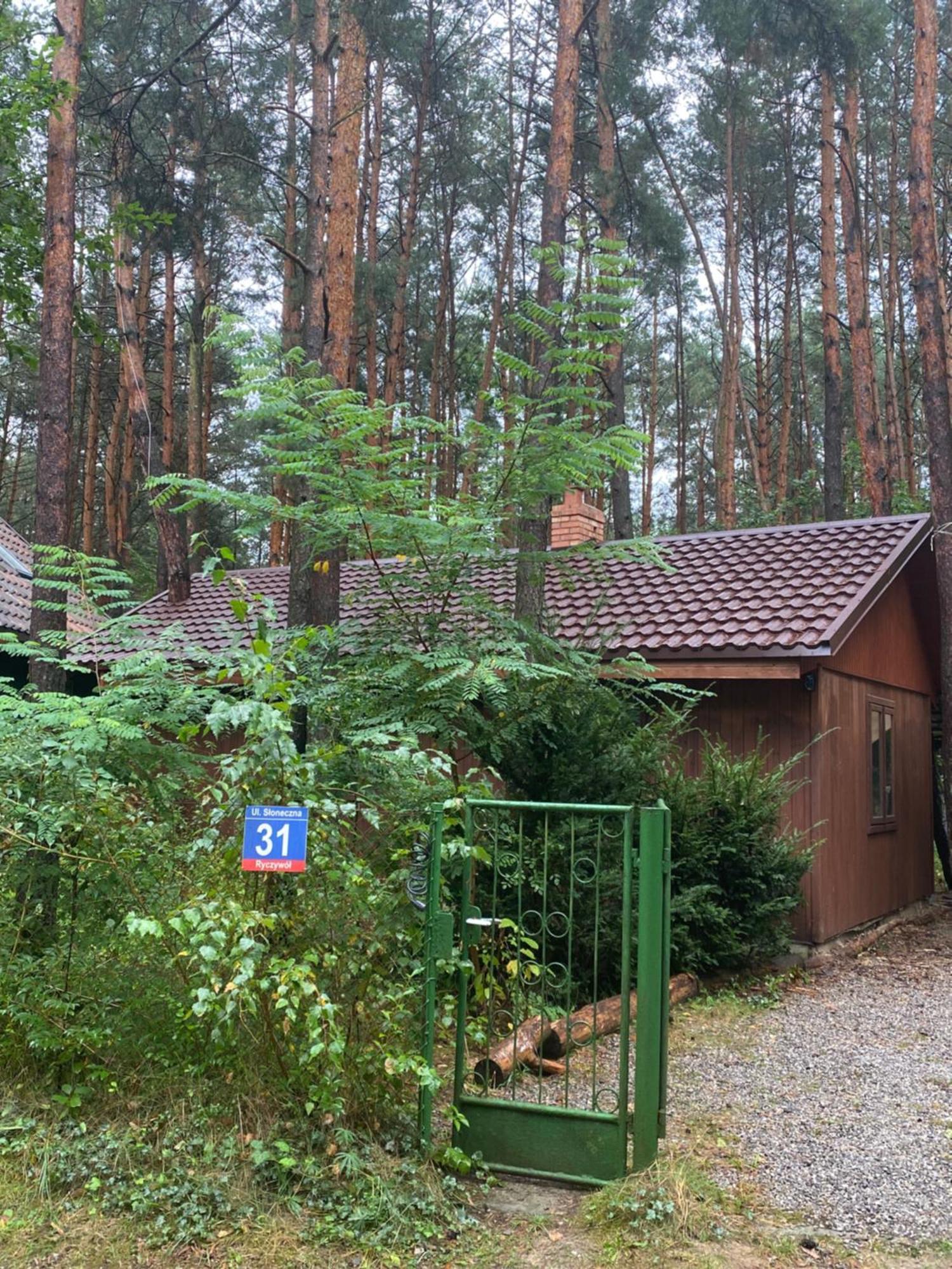 Przytulny Domek W Lesie Blisko Rzeki Ryczywol  Esterno foto